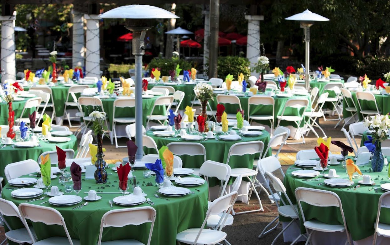 Green Tables | Red Diamond Rentals