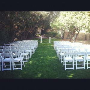 White Resin Chair